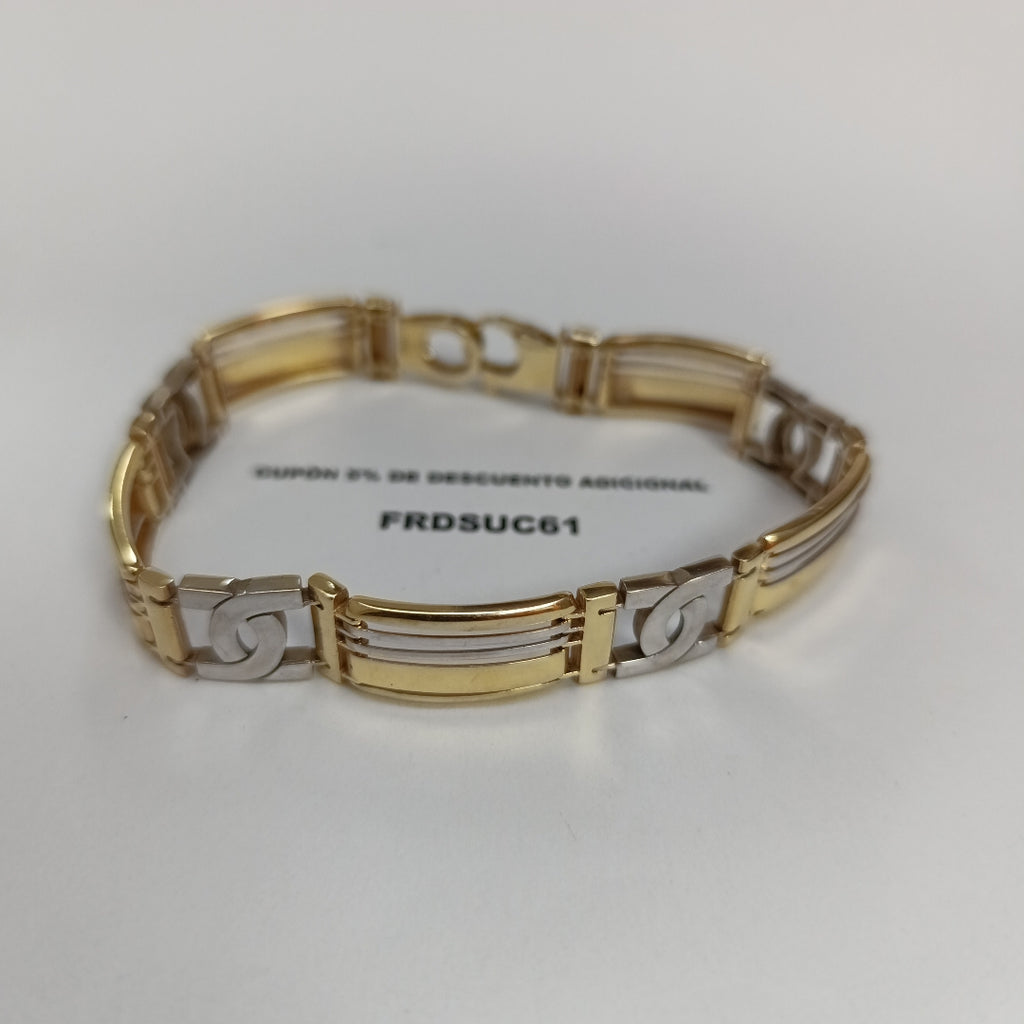 PULSERA RIGIDA ORO,ORO BLANCO 14 K 22,30 GRMS (SEMINUEVO)