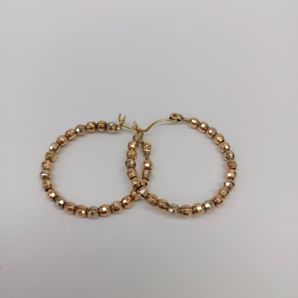 ARRACADAS PAR ORO 14 K 4.7 GRMS (SEMINUEVO)