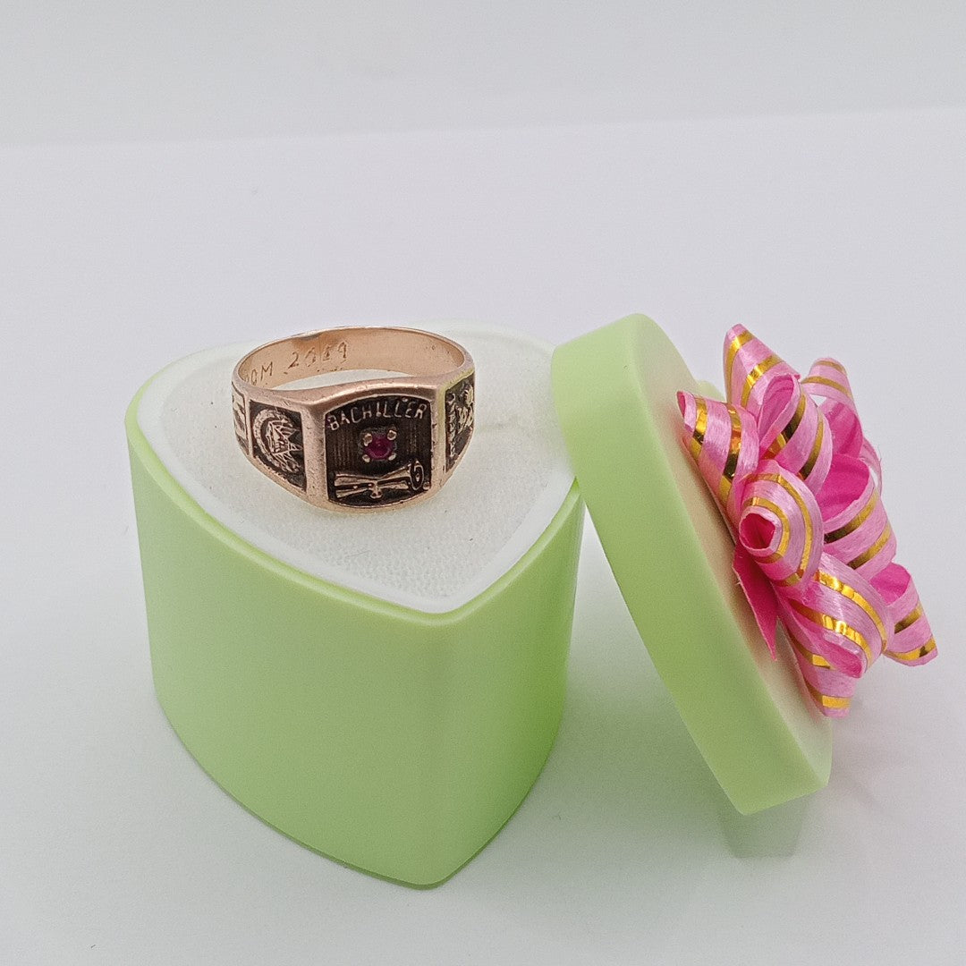 ANILLO DE GRADUACIÓN ORO 8 K 4,50 GRMS (SEMINUEVO)