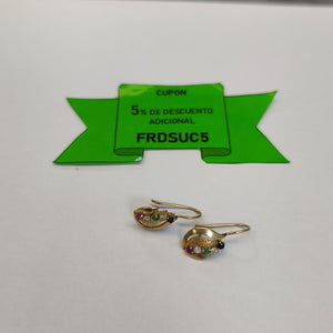 ARETES PAR ORO 10 K 2 GRMS (SEMINUEVO)