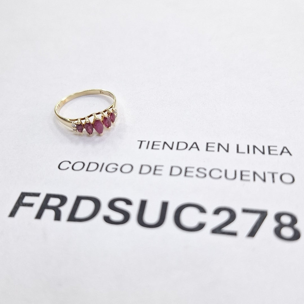 ANILLO ORO 14 K 1.7 GRMS (SEMINUEVO)