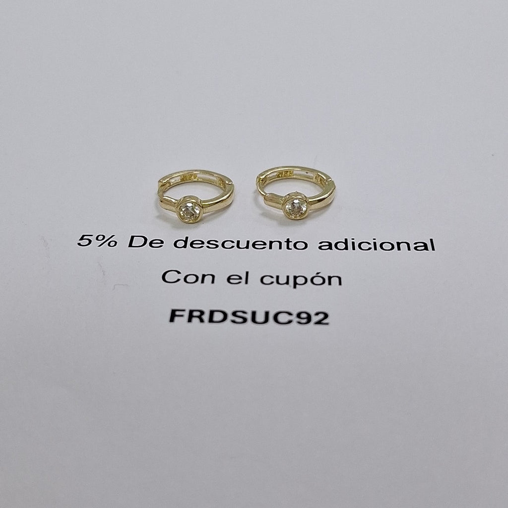 HUGGIES ORO 14K 1.5 (NUEVO)