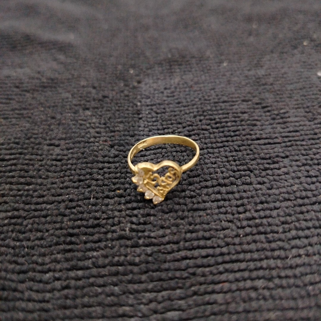 ANILLO ORO 10 K 1.5 GRMS (SEMINUEVO)