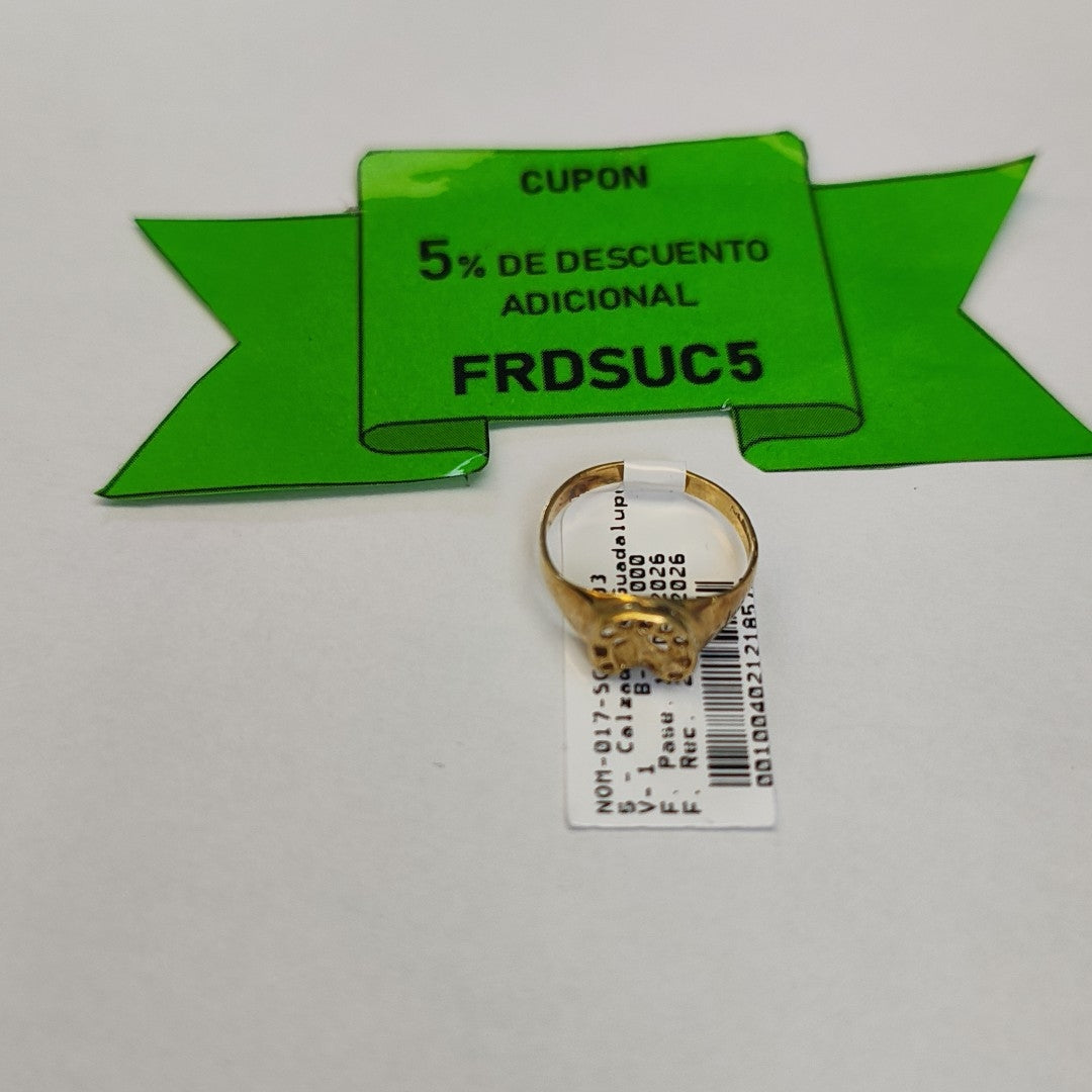 ANILLO ORO 10 K 1.4 GRMS (SEMINUEVO)