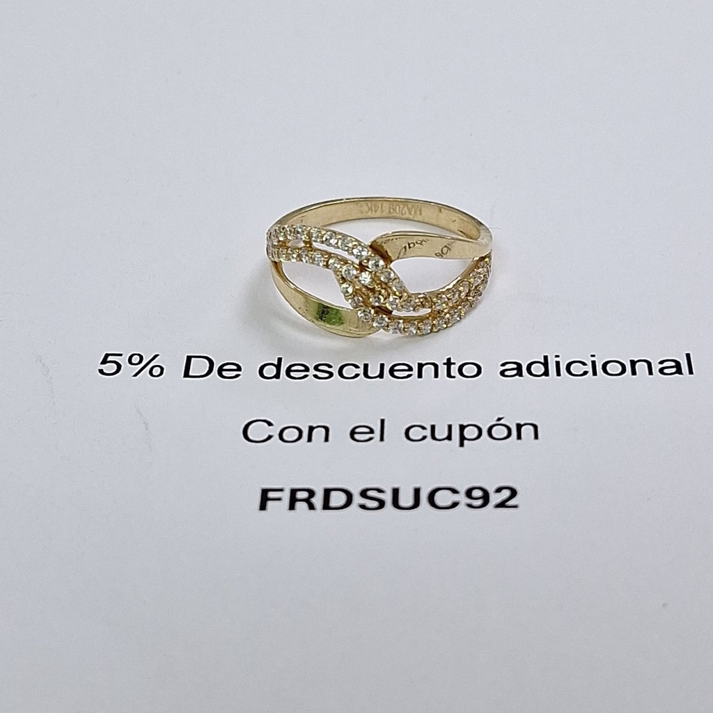 ANILLOS DAMA ORO 14K 2.4 (NUEVO)