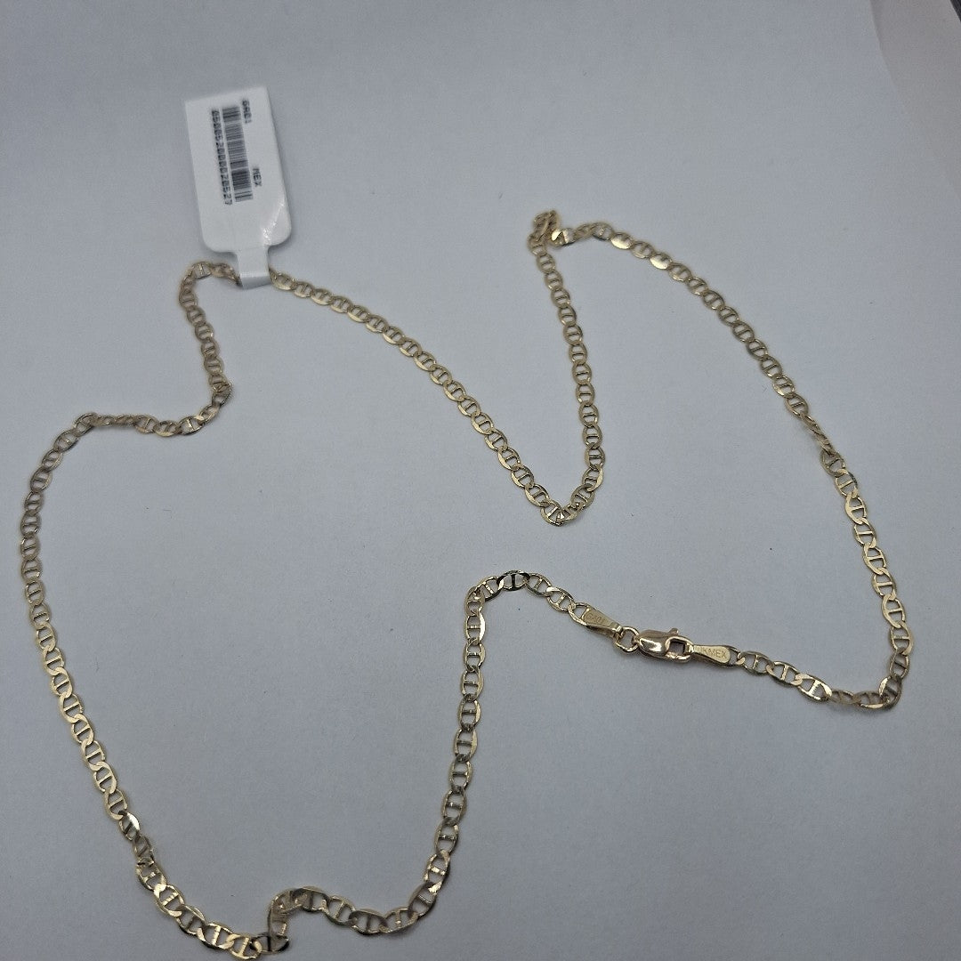 CADENAS TEJIDO GUCHI ORO 10K 55 CM 4.5 GR (NUEVO)