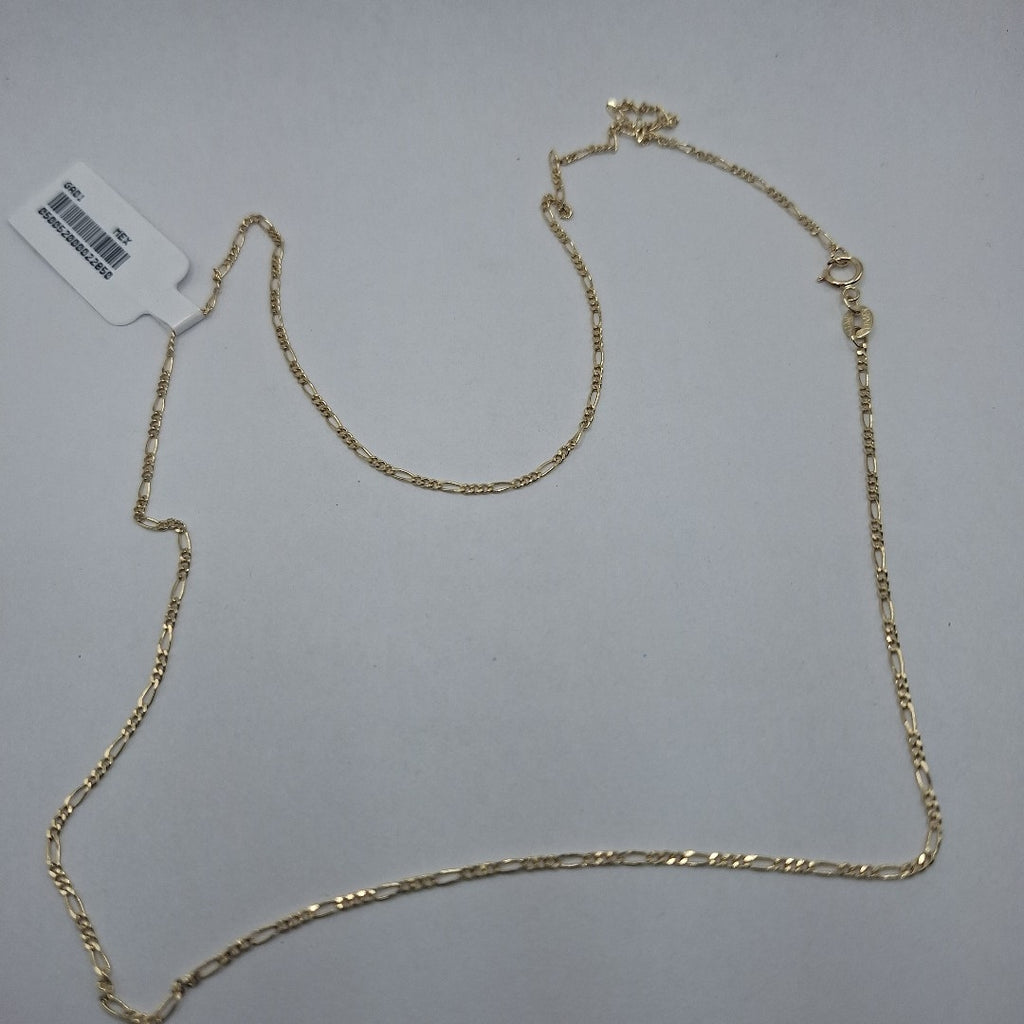 CADENAS TEJIDO 3X1 ORO 14K 55 CM 2.6 GR (NUEVO)