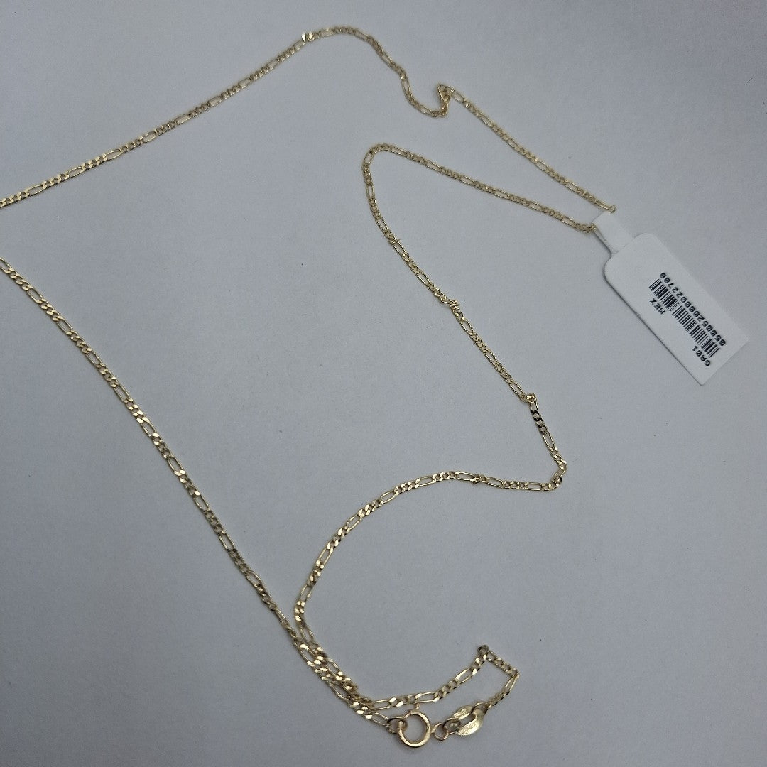 CADENAS TEJIDO 3X1 ORO 14K 55 CM 2.4 GR (NUEVO)