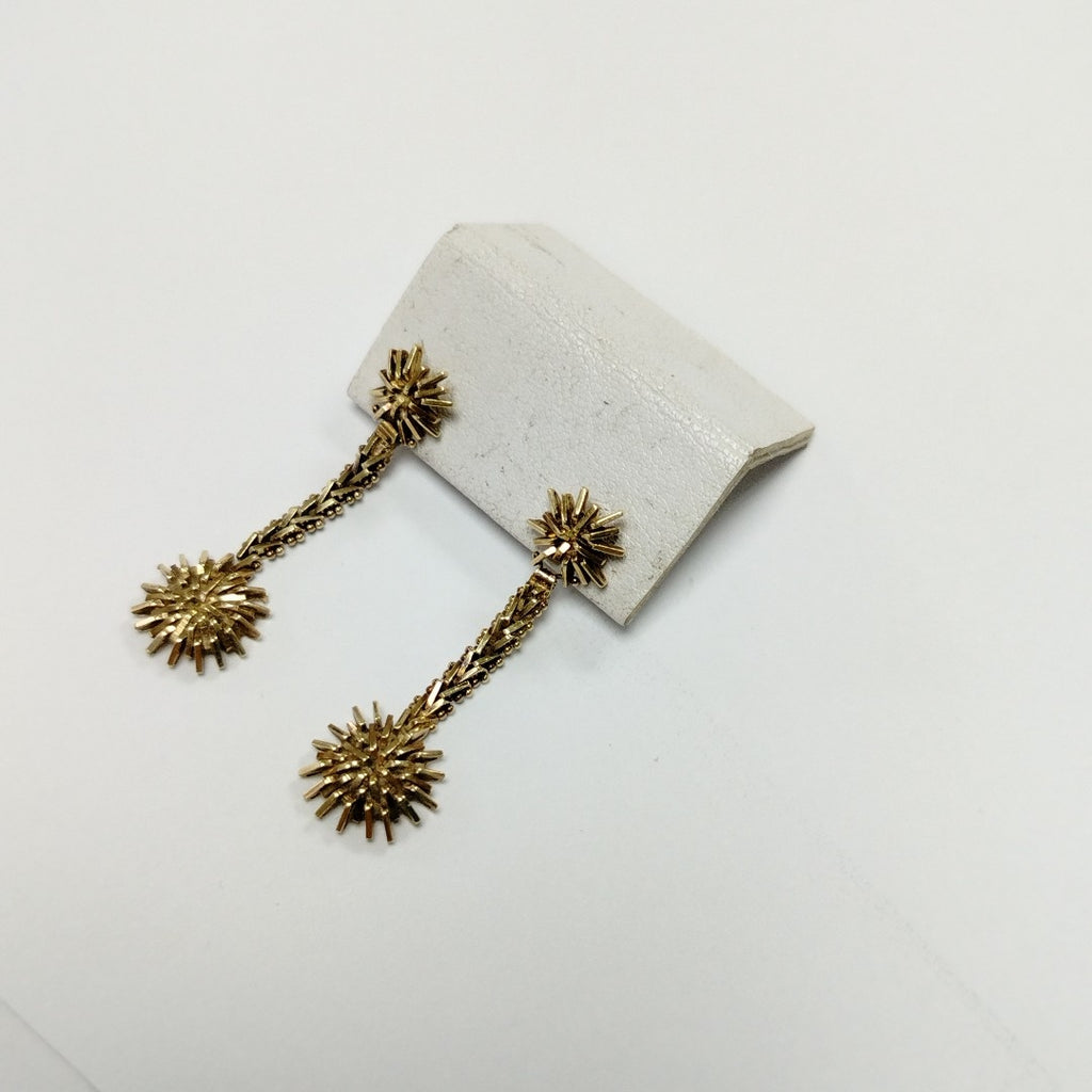BROQUELES PAR ORO 14 K 3.7 GRMS (SEMINUEVO)