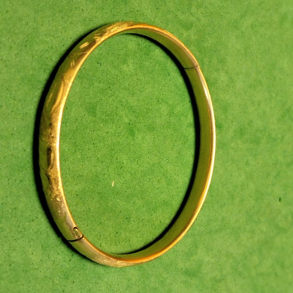 PULSERA RIGIDA ORO 14 K 13.3 GRMS (SEMINUEVO)