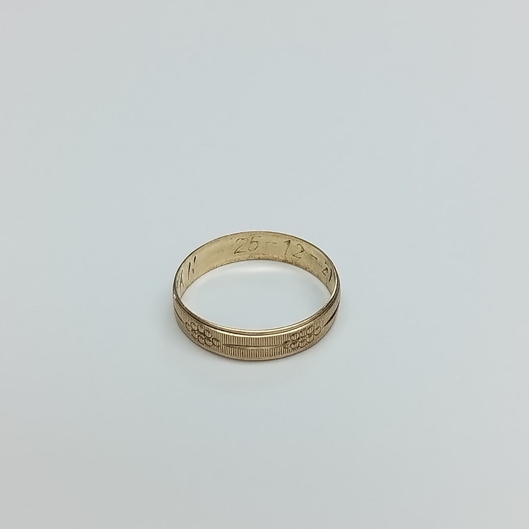 ARGOLLA ORO 10 K 1 GRMS (SEMINUEVO)