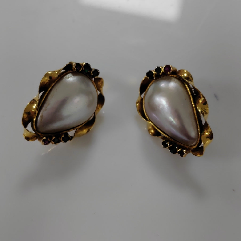 ARETES PAR ORO 14 K 9.9 GRMS (SEMINUEVO)