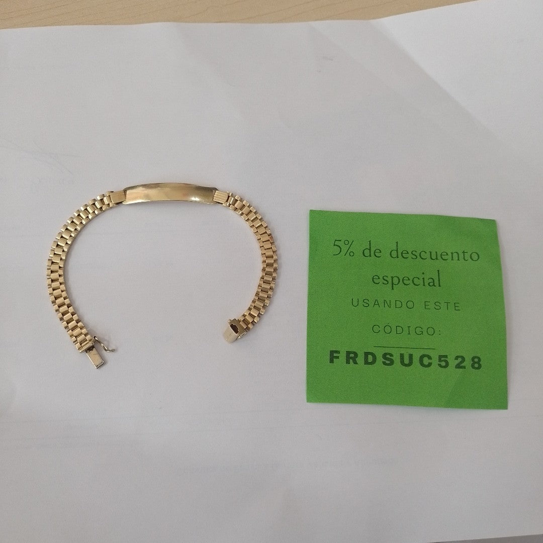 ESCLAVA ORO 14 K 13.6 GRMS (SEMINUEVO)