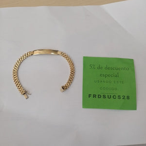ESCLAVA ORO 14 K 13.6 GRMS (SEMINUEVO)