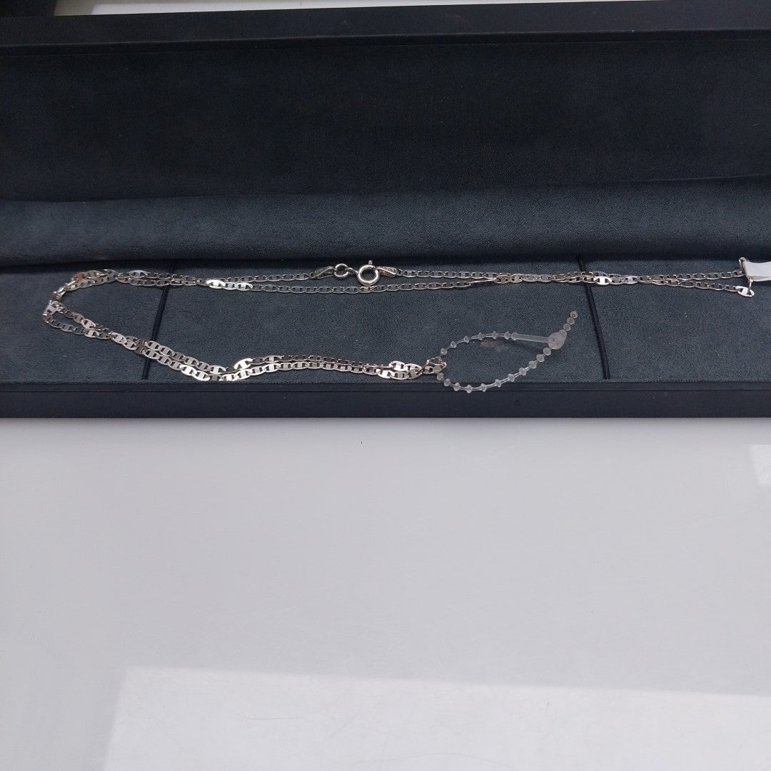 CADENA TEJIDO ESPEJO PLATA .925 60 CM 4.2 GR (NUEVO)