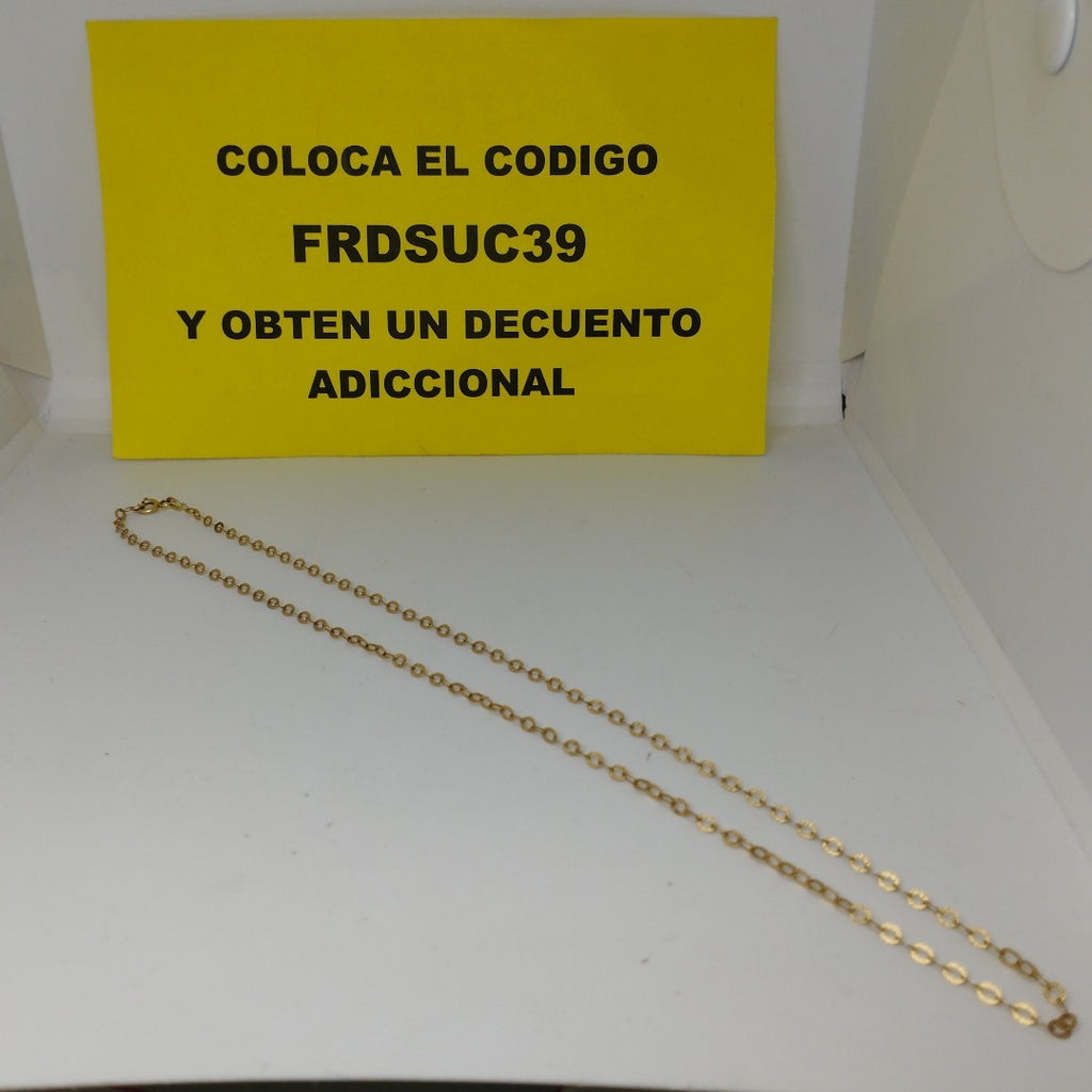 CADENA ORO 14 K 1.9 GRMS (SEMINUEVO)