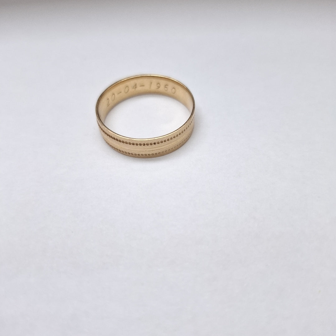 ARGOLLA ORO 14 K 4.4 GRMS (SEMINUEVO)