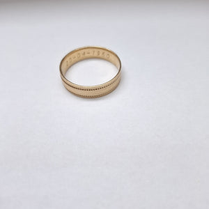 ARGOLLA ORO 14 K 4.4 GRMS (SEMINUEVO)
