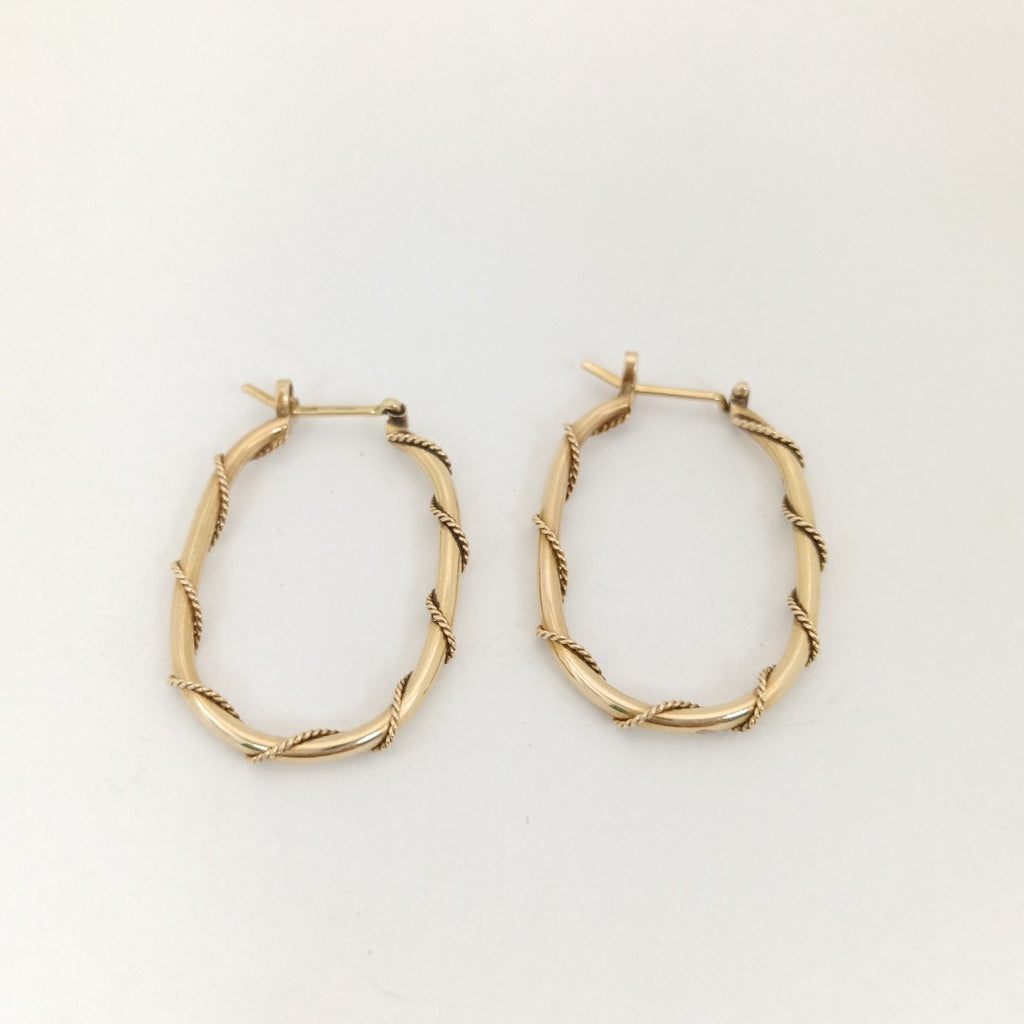 ARRACADAS PAR ORO 14 K 3.2 GRMS (SEMINUEVO)