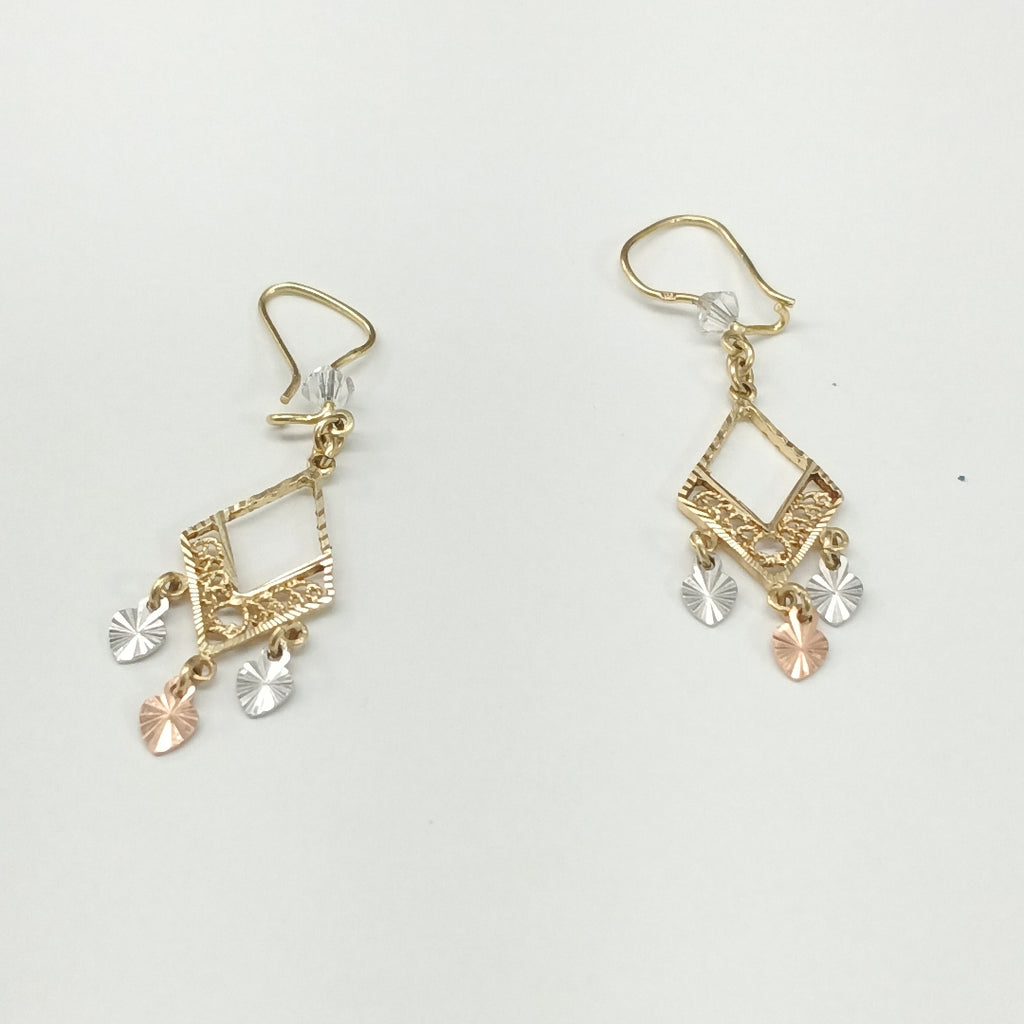 ARETES PAR ORO 14 K 2,70 GRMS (SEMINUEVO)