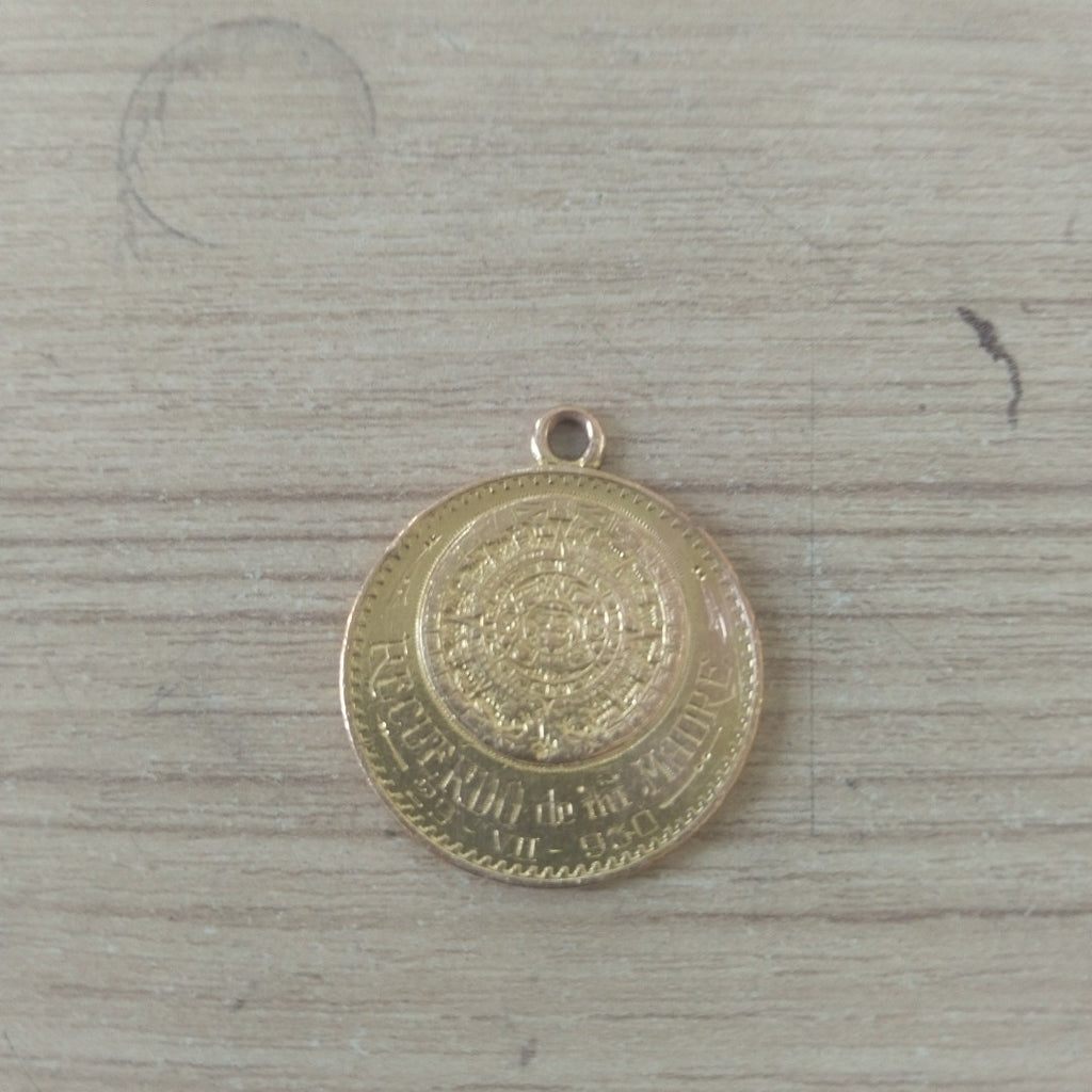 K1 15.1 GRMS 21 K IDENTIFICACIÓN DIJE MATERIALES ORO CANTIDAD DE PIE (SEMINUEVO)