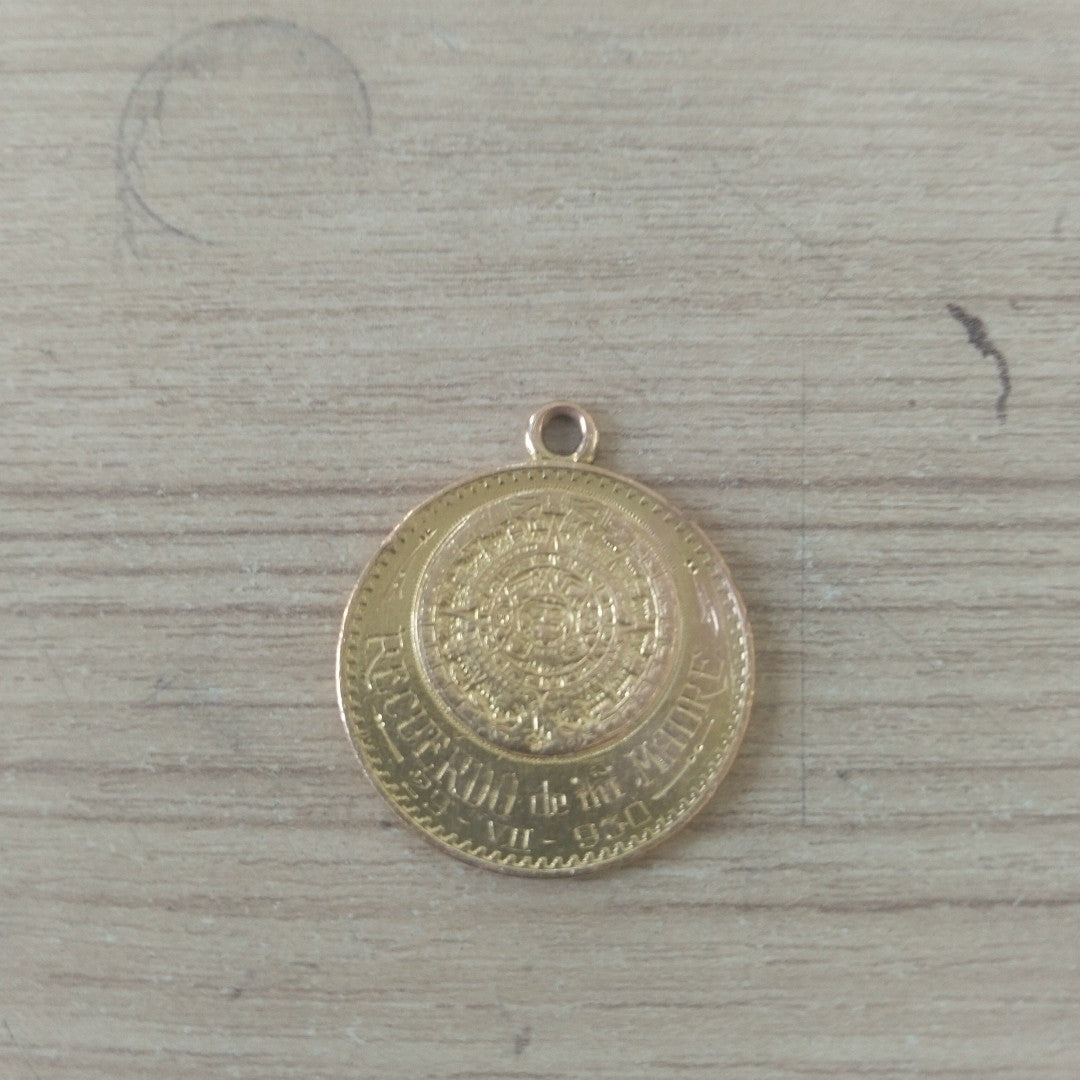 K1 15.1 GRMS 21 K IDENTIFICACIÓN DIJE MATERIALES ORO CANTIDAD DE PIE (SEMINUEVO)