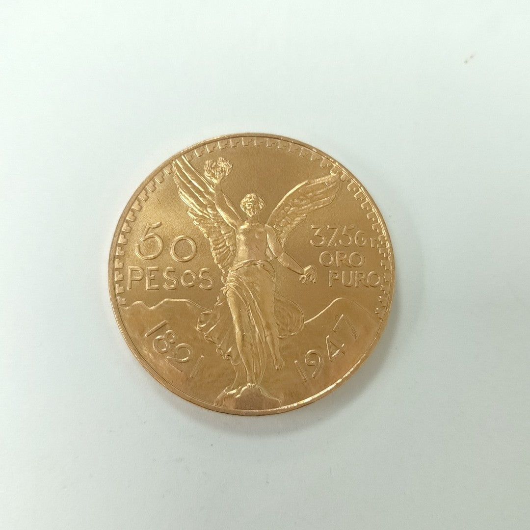 K1 41.6 GRMS 21 K IDENTIFICACIÓN MONEDA NOMINATIVA MONEDAS PESOS 50 PESOS (SEMINUEVO)
