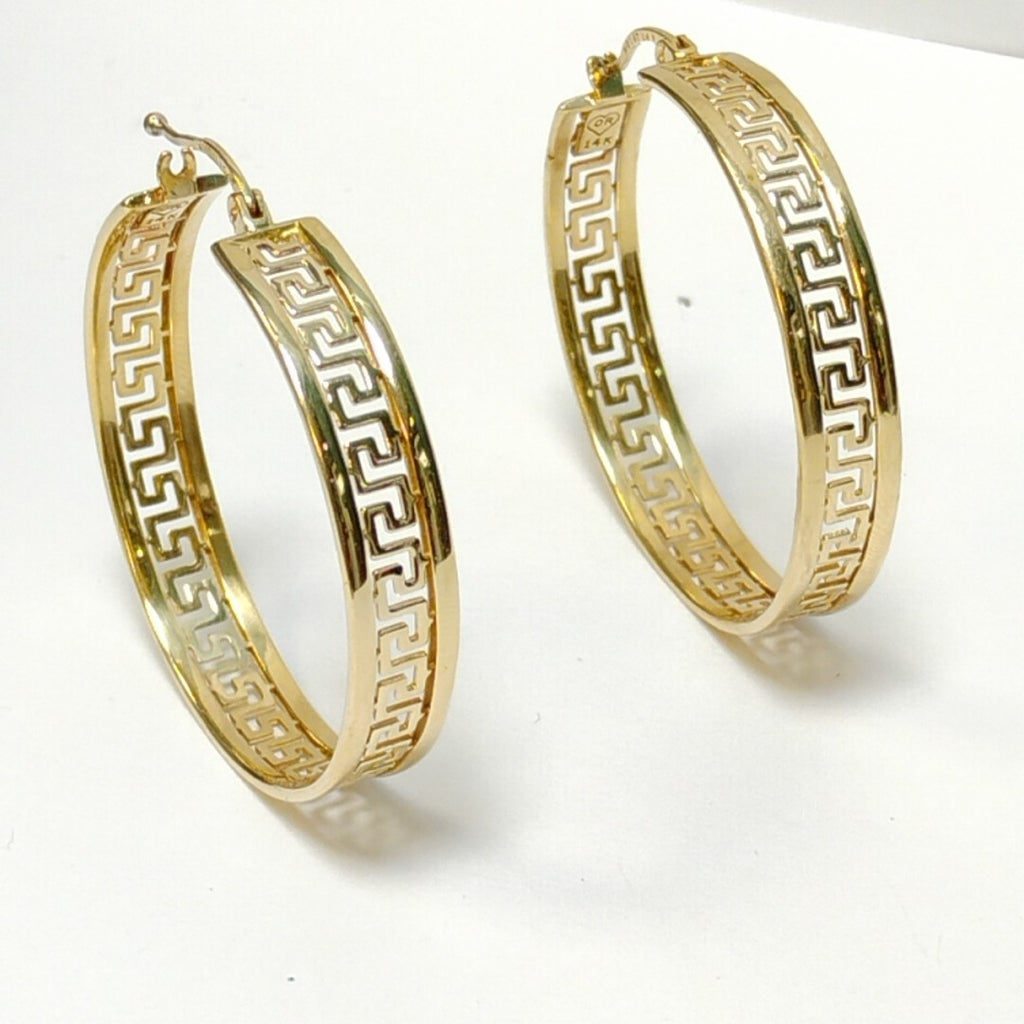 ARRACADAS PAR ORO 14 K 9.2 GRMS (SEMINUEVO)