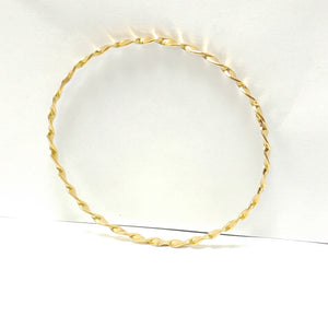 PULSERA RIGIDA ORO 14 K 9.6 GRMS (SEMINUEVO)
