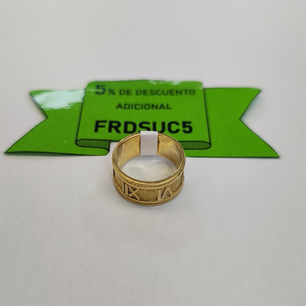 ANILLO ORO 14 K 7.2 GRMS (SEMINUEVO)