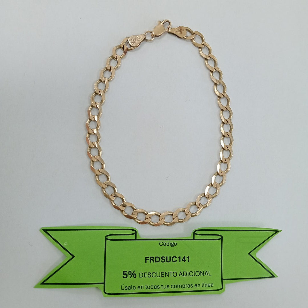 PULSERA ORO 10 K 9.5 GRMS (SEMINUEVO)