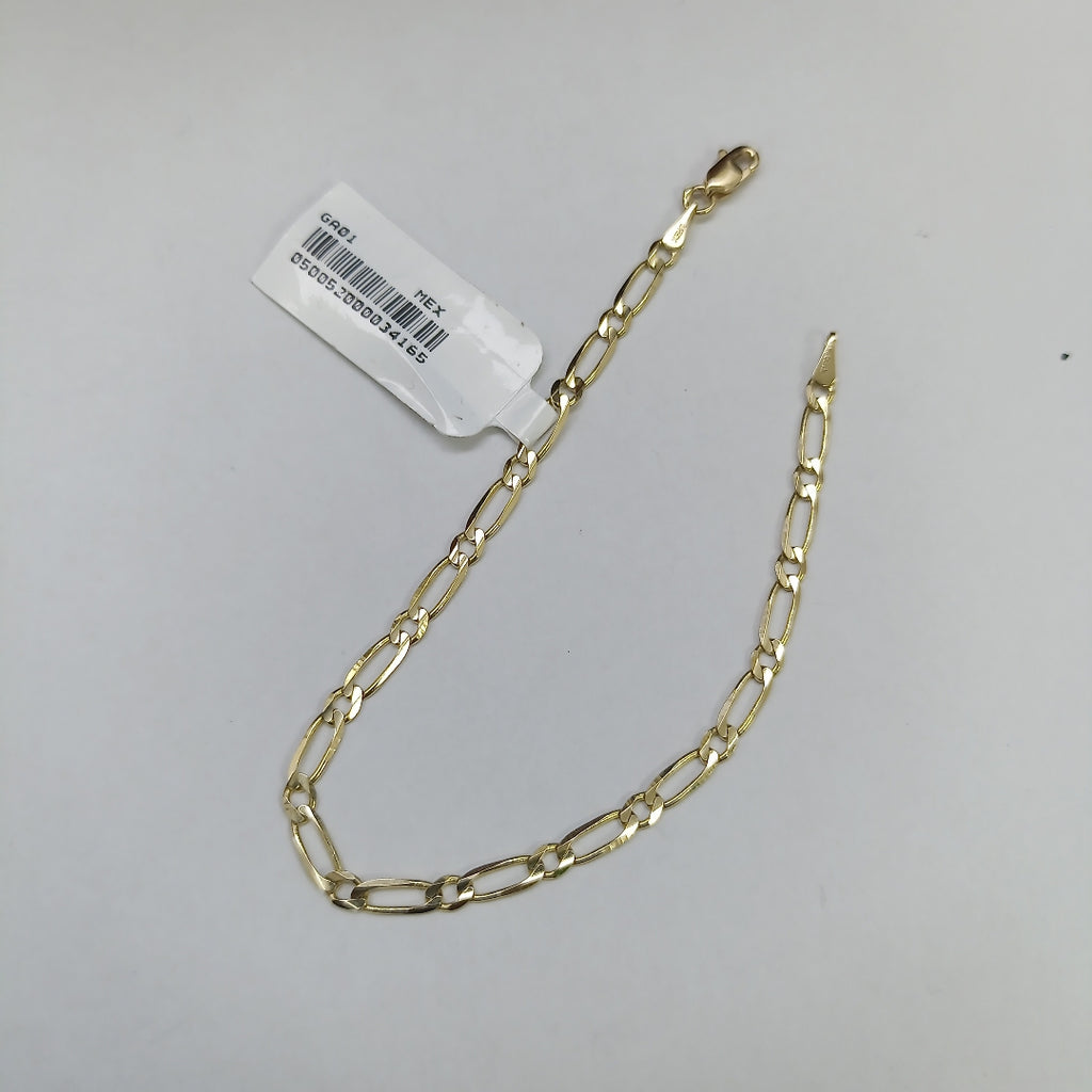 PULSERAS 1X1 ORO 14K 18 CM 2.6 GR (NUEVO)