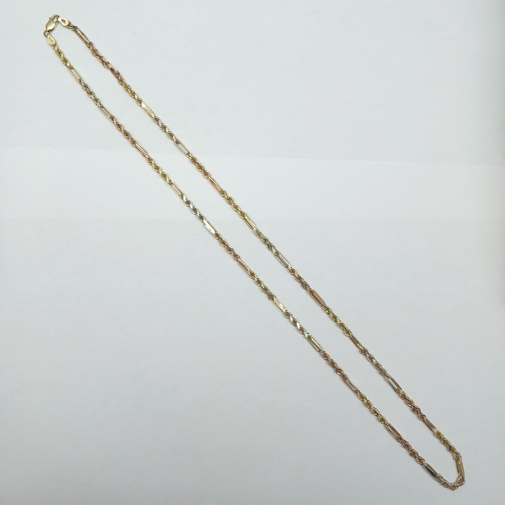 CADENA ORO,ORO COMBINADO 14 K 28,30 GRMS (SEMINUEVO)