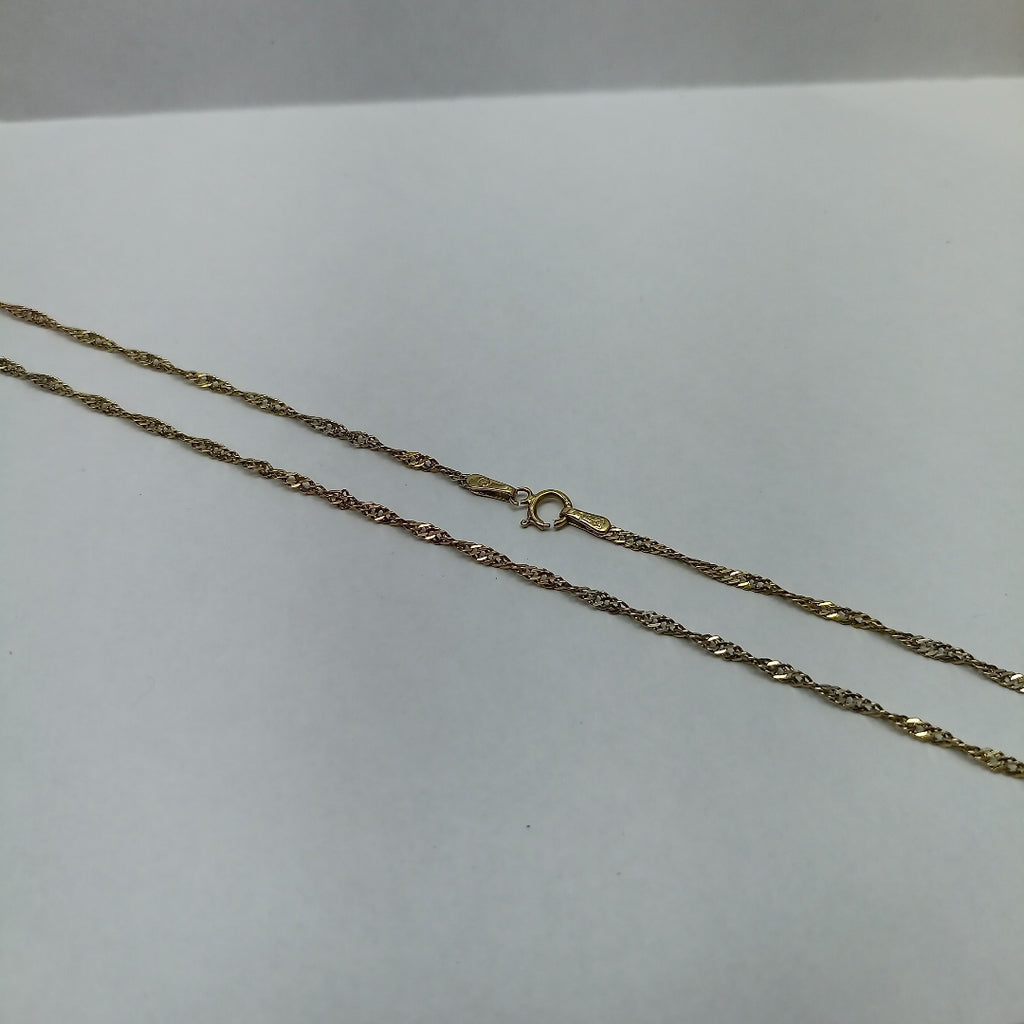 CADENA ORO COMBINADO 14 K 2.9 GRMS (SEMINUEVO)