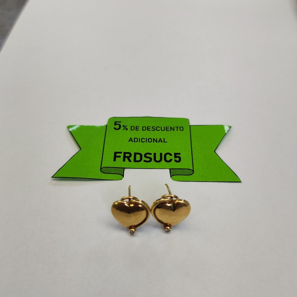 ARETES PAR ORO 14 K 6.3 GRMS (SEMINUEVO)