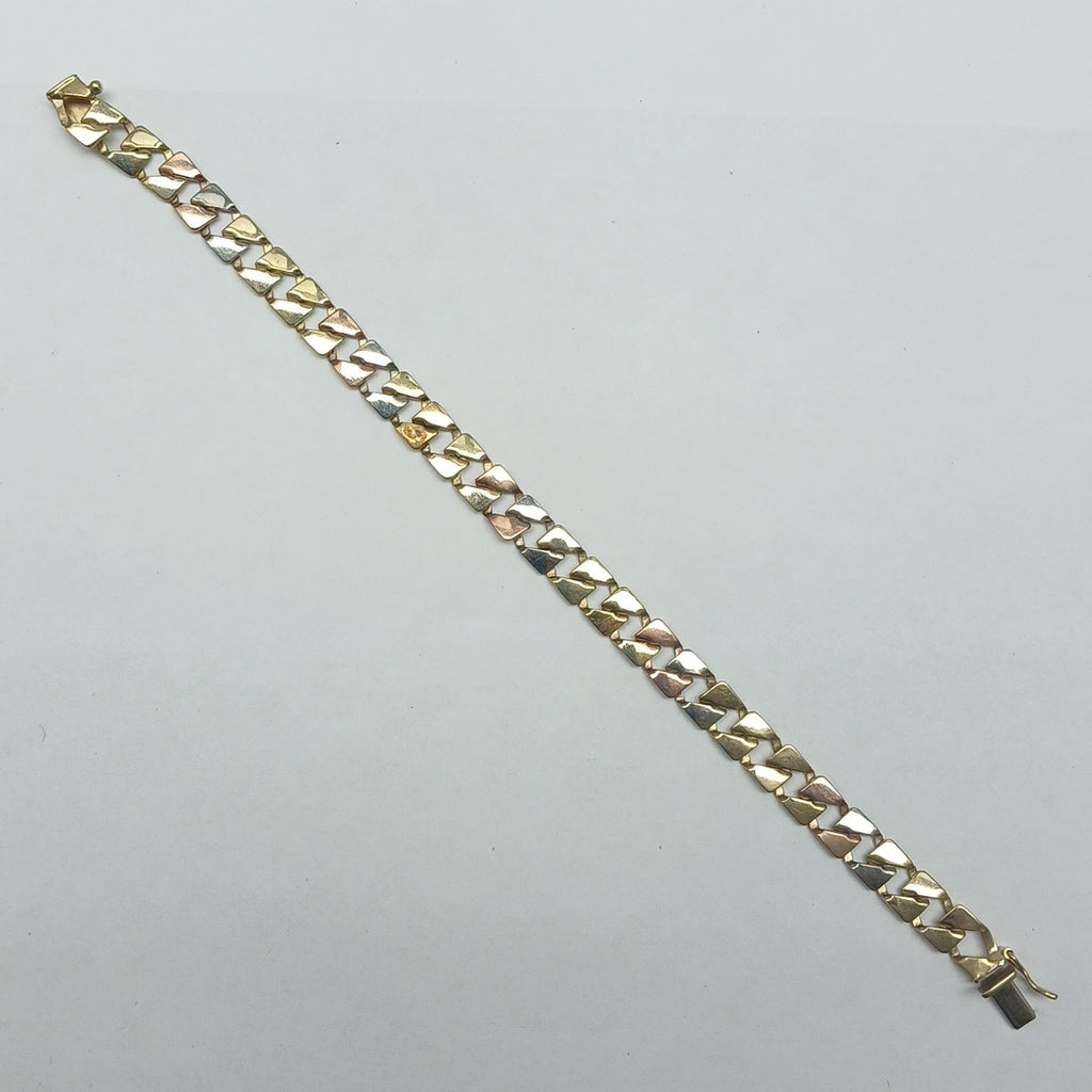 PULSERA ORO,ORO COMBINADO 14 K 11,00 GRMS (SEMINUEVO)
