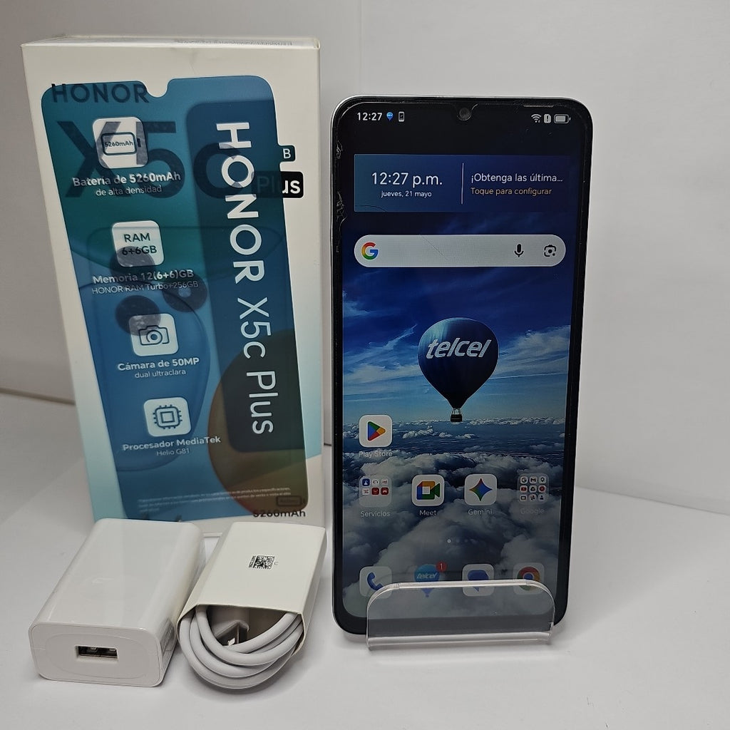 CELULAR HONOR X5C PLUS NLA-LX3 (2025) 256 GB 6 GB RAM (SEMINUEVO)