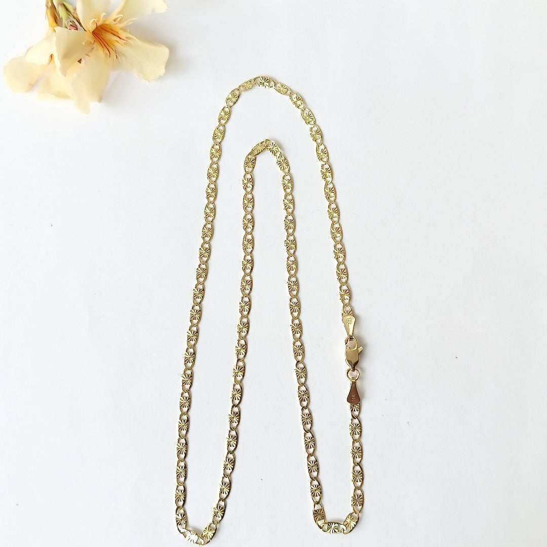 CADENAS GUCHI ORO 14K 55 CM 7.1 GR (NUEVO)