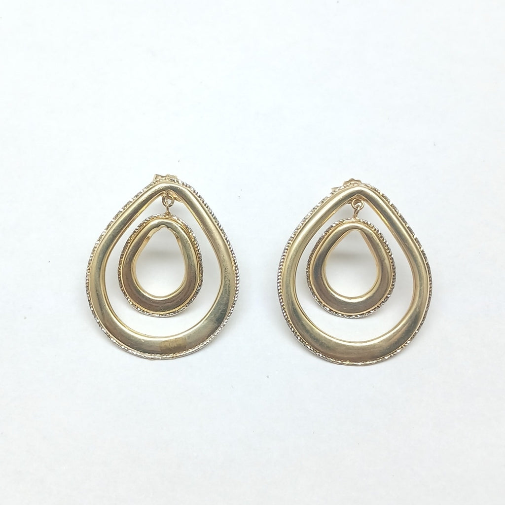 BROQUELES PAR ORO 14 K 8,20 GRMS (SEMINUEVO)