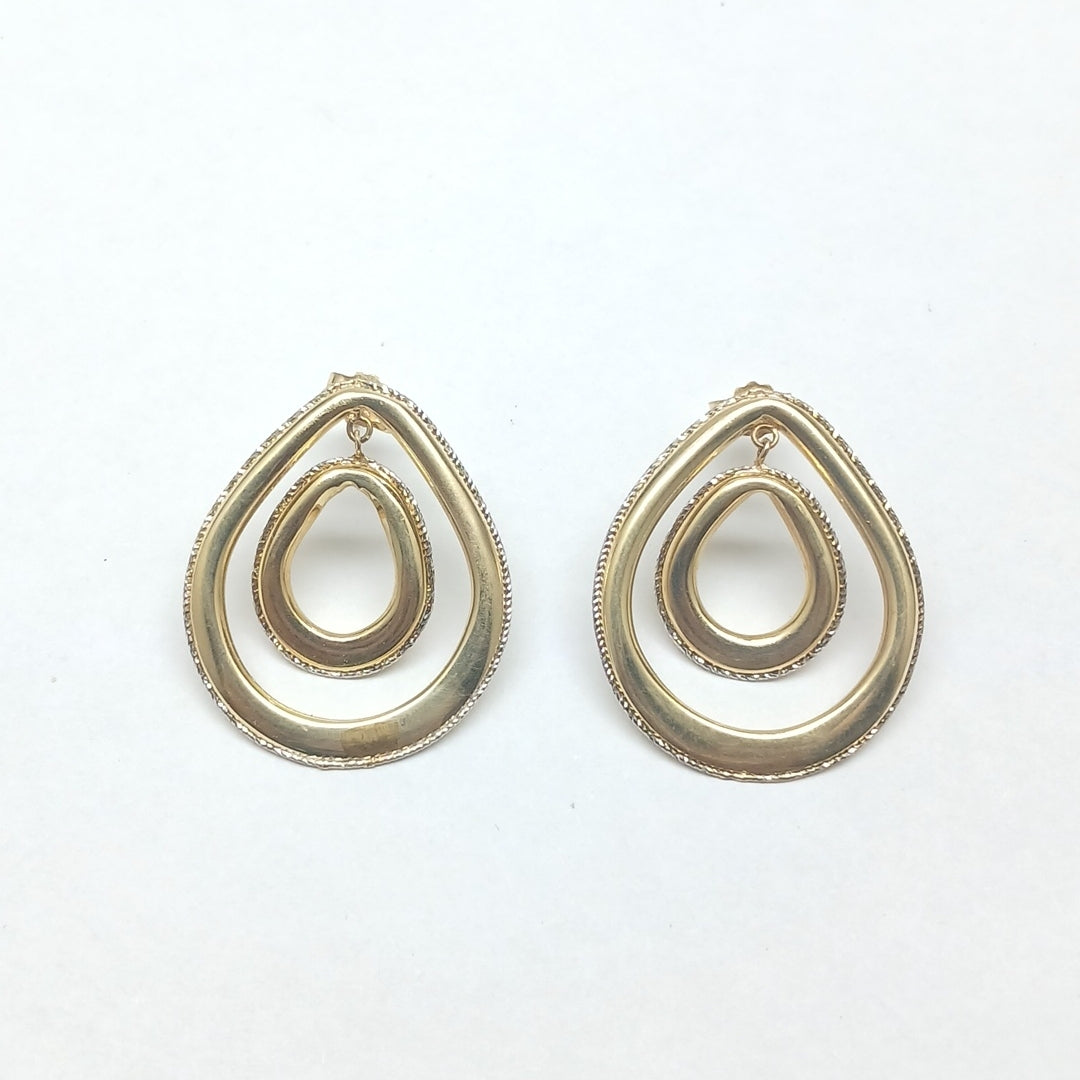BROQUELES PAR ORO 14 K 8,20 GRMS (SEMINUEVO)