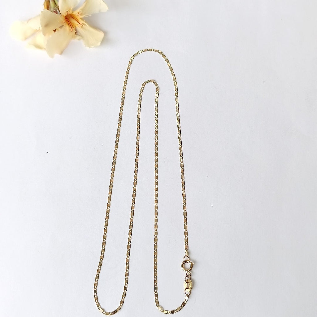 CADENAS GUCHI ORO 14K 55 CM 1.9 GR (NUEVO)