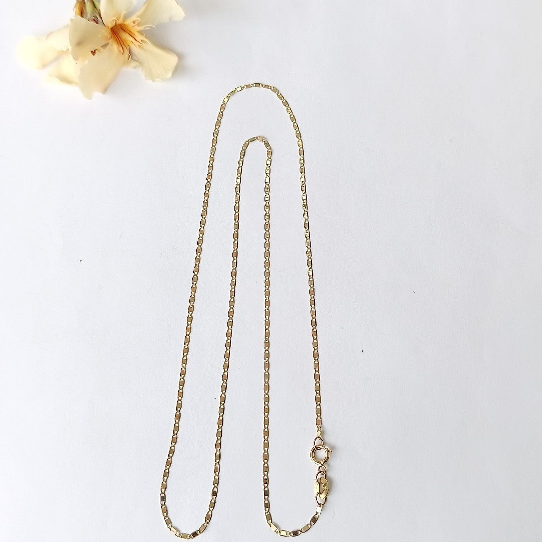 CADENAS GUCHI ORO 14K 55 CM 1.9 GR (NUEVO)