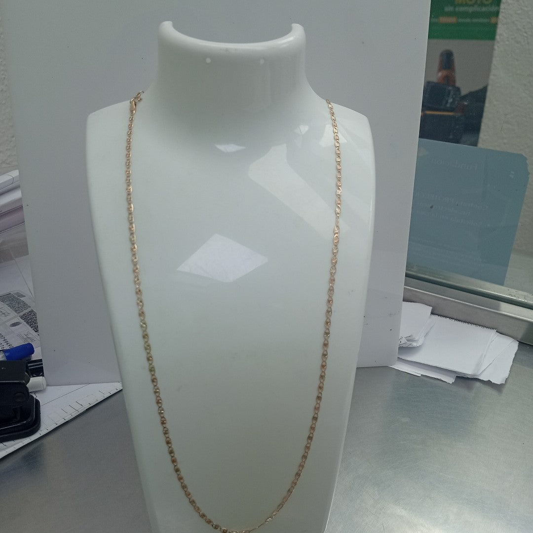 CADENAS TEJIDO GUCHI ORO 10K 60 CM 3.2 GR (NUEVO)