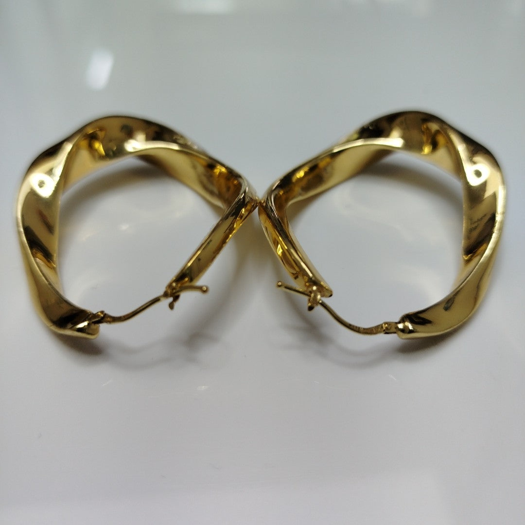 ARRACADAS PAR ORO 14 K 8.8 GRMS (SEMINUEVO)