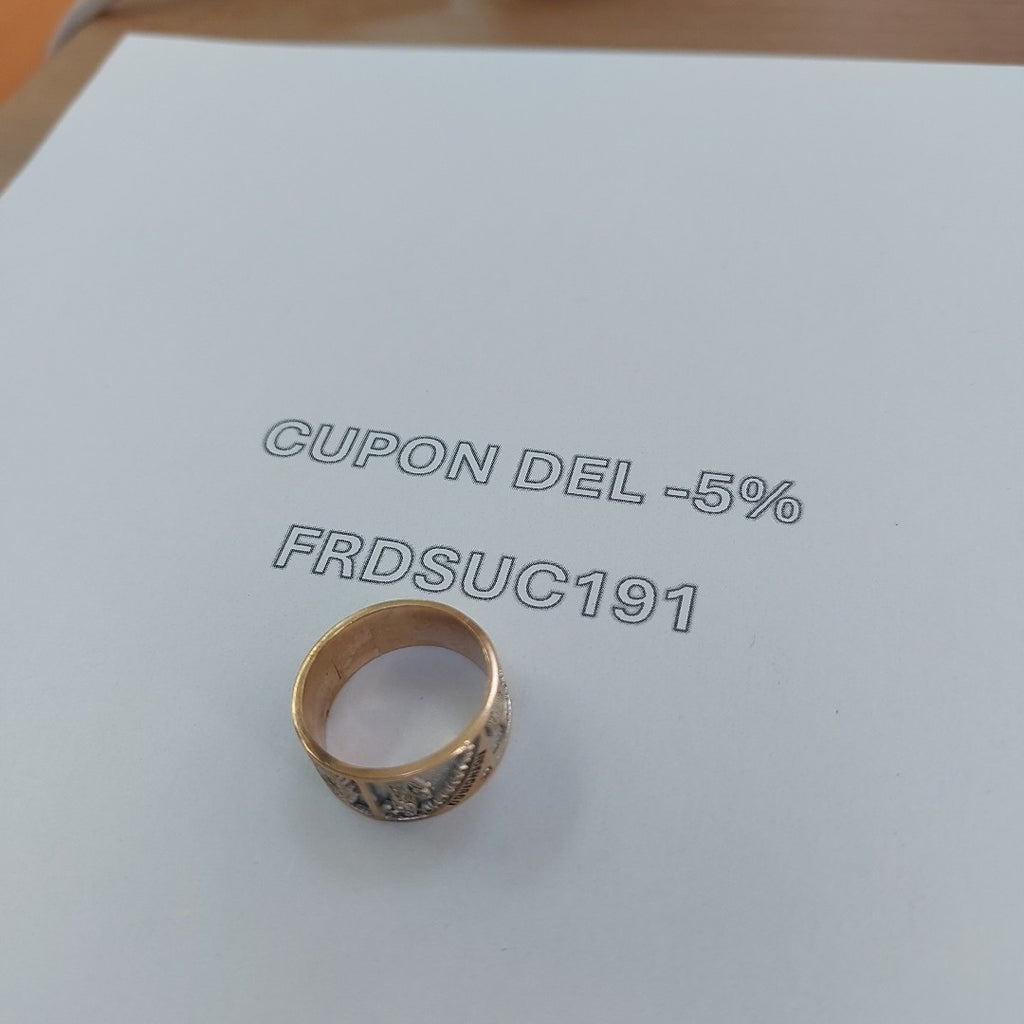 ANILLO DE GRADUACIÓN ORO 10 K 7,20 GRMS (SEMINUEVO)
