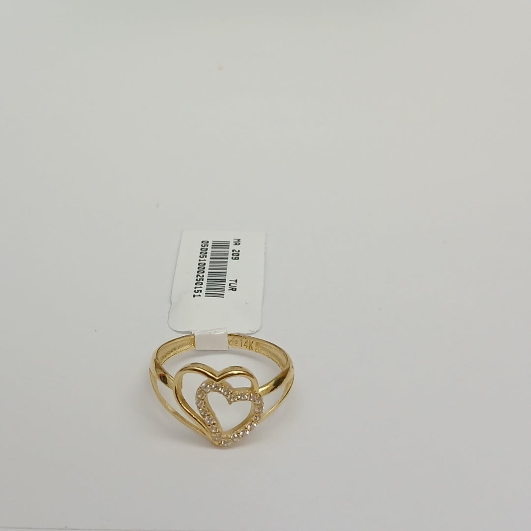 ANILLOS DAMA ORO 14K 2 (NUEVO)