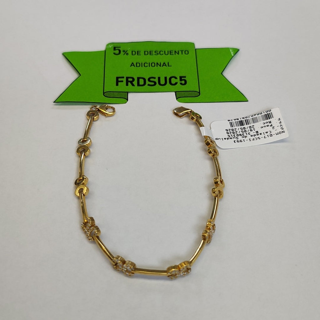 PULSERA ORO 14 K 6.3 GRMS (SEMINUEVO)