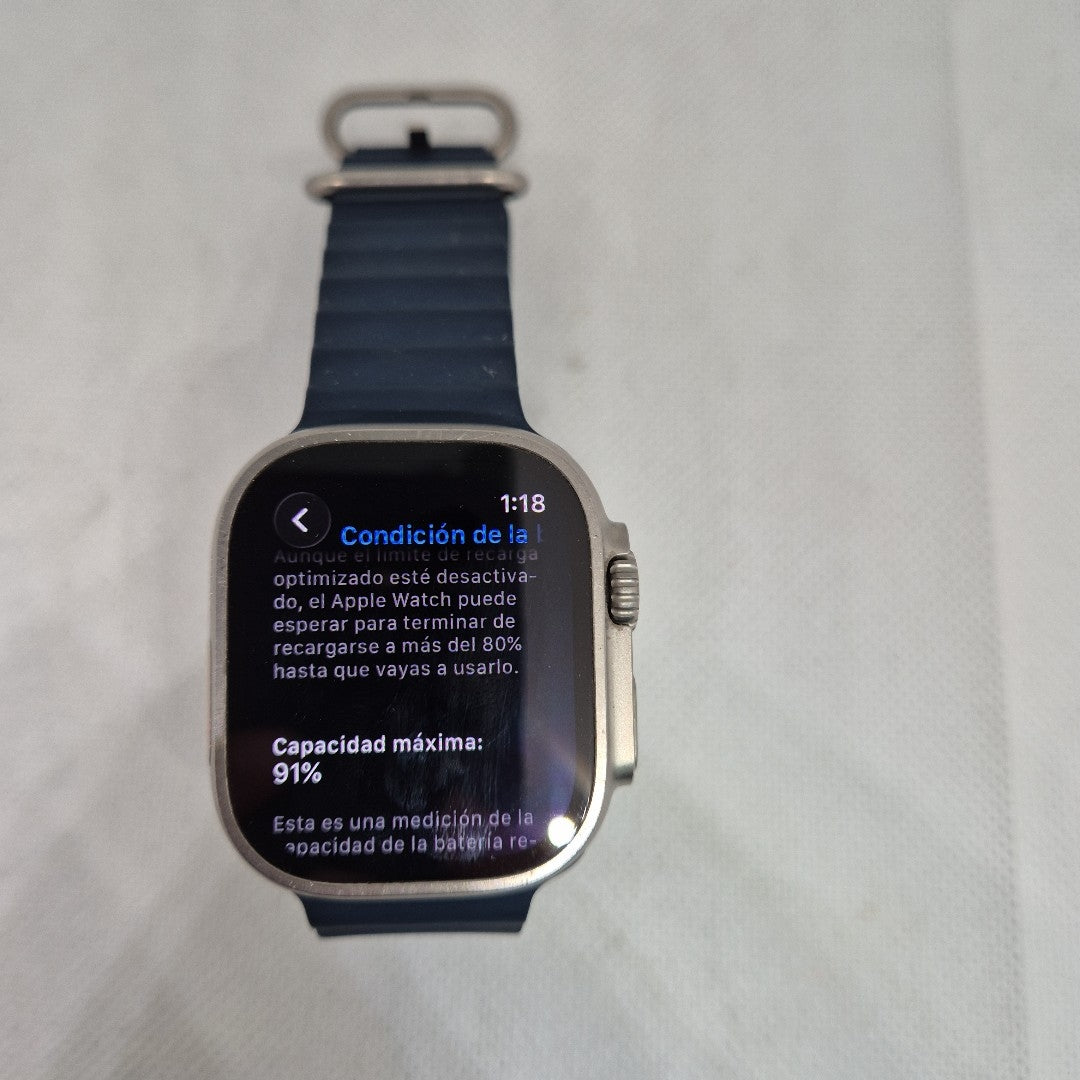 SMARTWATCH APPLE ULTRA 2 TITANIO A2986 49 MM GPS + CELULAR (SEMINUEVO)