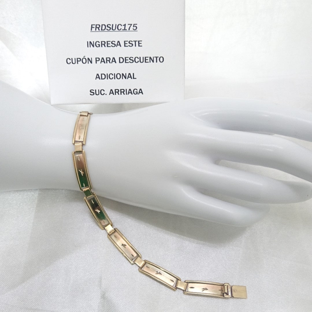 PULSERA ORO 10 K 8.5 GRMS (SEMINUEVO)