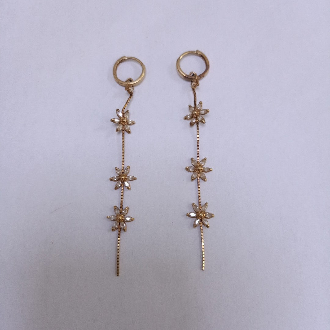 ARRACADAS PAR ORO 14 K 3,10 GRMS (SEMINUEVO)